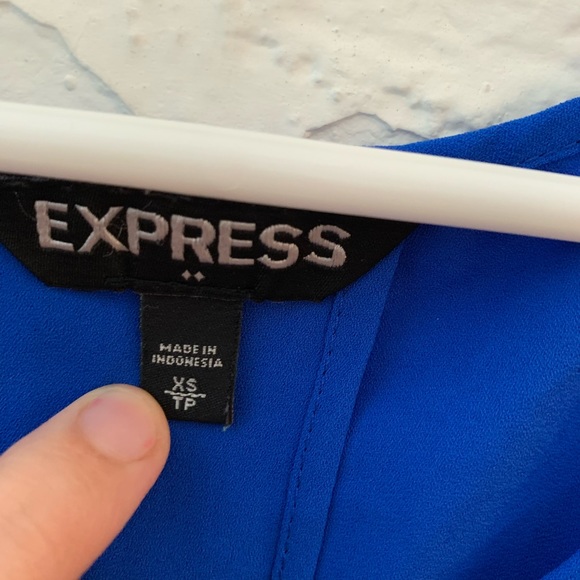 Express Royal Blue Tank Top - Picture 2 of 3